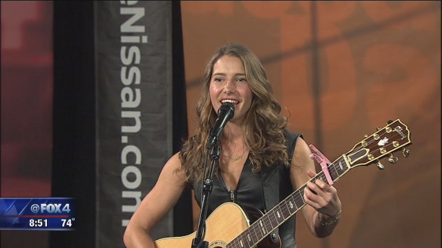 Caroline Jones helps kick off the weekend