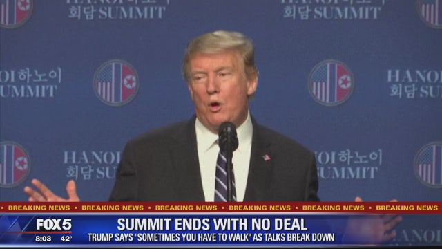 North Korea disputes Trump's account of talks breakdown