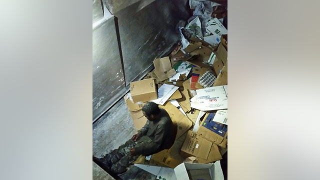 Police: Man trapped inside garbage truck for over 10 miles