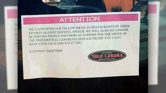 Prank at Taco Cabana angers Trump supporters