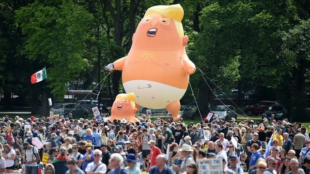 Activist raises funds to bring ‘Trump baby balloon' to US, hopes to fly at NJ golf club