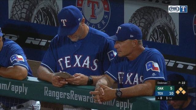 Davis' 3-run HR in 10th rallies A's past Rangers 13-10