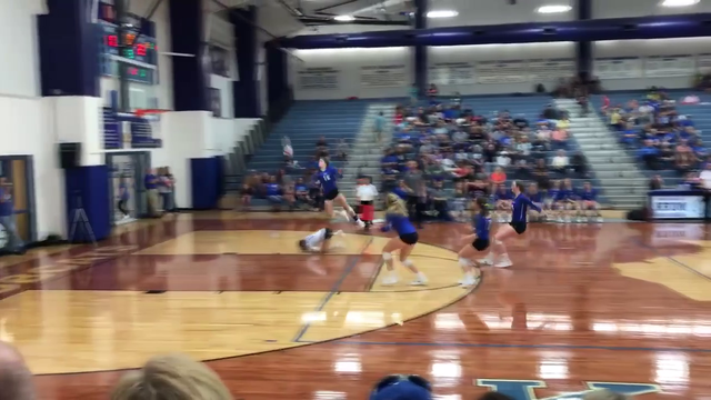 Decatur HS volleyball player's leaping save gets nationwide attention