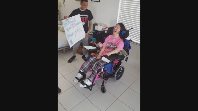 Sweet "prom-posal" for Bloomingdale Library attack survivor