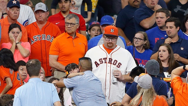 Attorney: 2-year-old girl hit during Astros-Cubs game suffered skull fracture, seizure