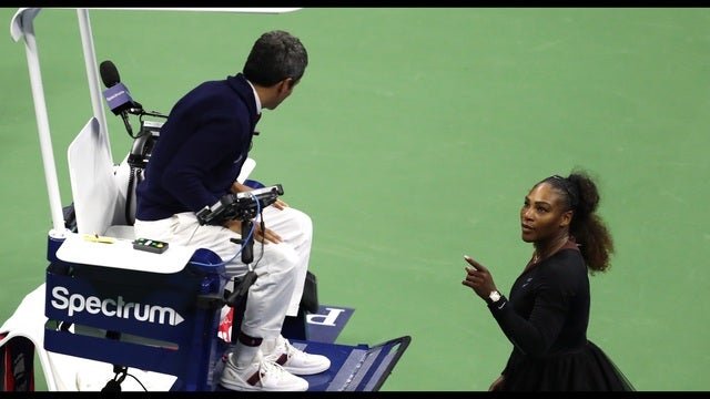 Williams argues with chair umpire; Osaka wins US Open final