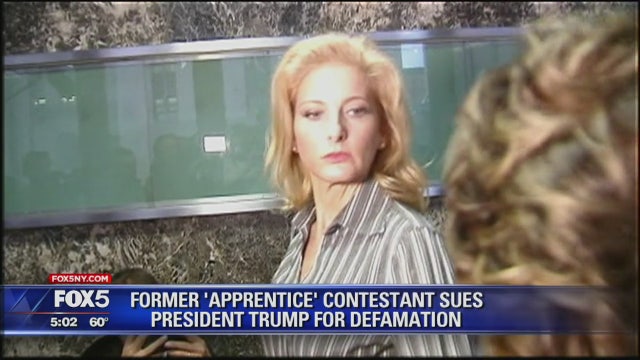 Lawyers: Trump too busy to face woman's defamation lawsuit