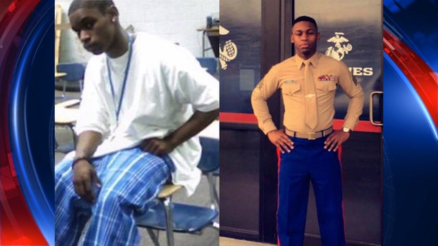 Man becomes Marine after he was told "you'll end up dead or in jail"