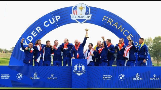Europe finishes off dominant week to win back Ryder Cup