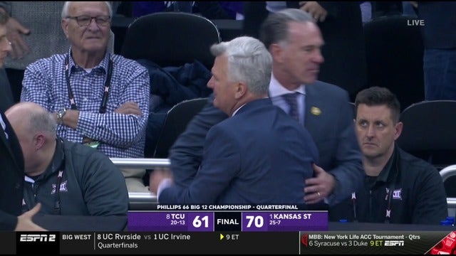 No. 15 K-State beats TCU 70-61 in Big 12 quarterfinals