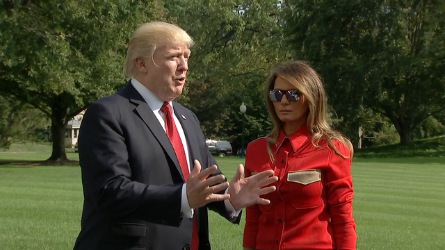 Trump: US a 'bit lucky' Irma veered from original course