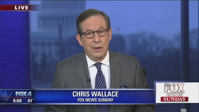 Fox News Sunday host Chris Wallace discusses Trump's emergency declaration