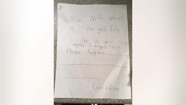 Girl's plan to get parents to reveal birthday gift fails