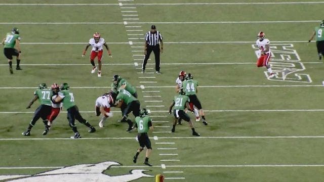 Fine leads North Texas in a 58-16 rout of Incarnate Word
