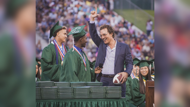 Matthew McConaughey receives original high school diploma