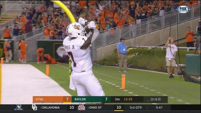 UTSA gets 1st win over Power 5 with 17-10 win at Baylor