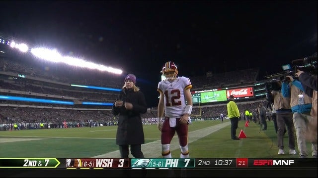 Redskins QB McCoy fractures fibula in right leg