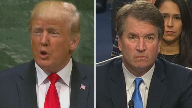 Trump says Dems using 'con game' to sink Kavanaugh's bid