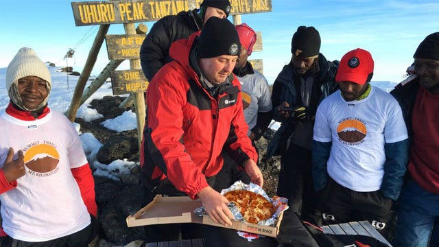 Pizza Hut makes epic delivery to Kilimanjaro summit