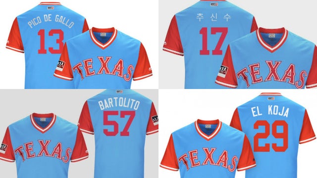 Rangers players pick unique nicknames for jerseys