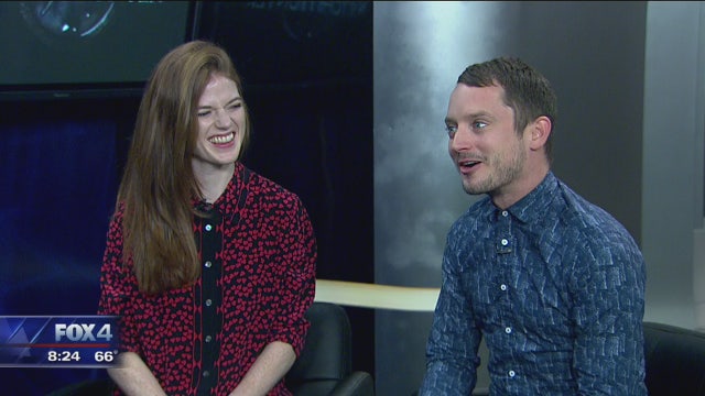 Elijah Wood and Rose Leslie in The Last Witch Hunter