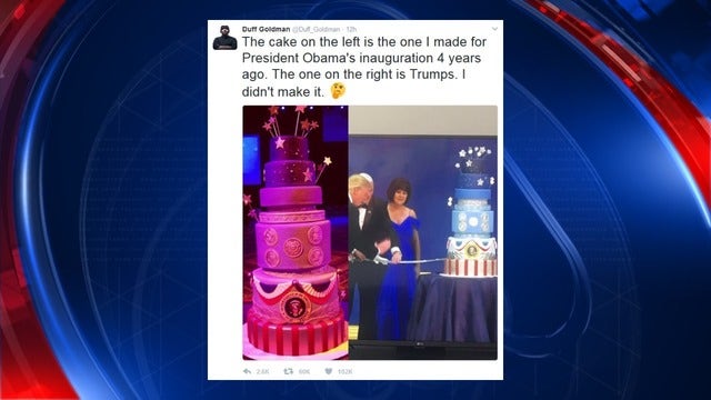 Chef says his 2013 Inauguration cake was plagiarized for Trump celebration