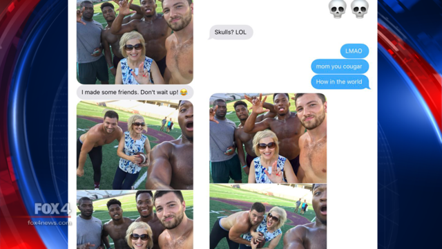 Texas mom makes new friends at daughter's college orientation