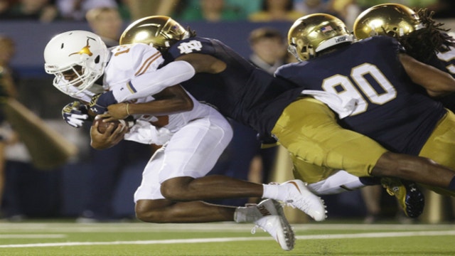 Zaire throws for 313 yards, Notre Dame beats Texas 38-3