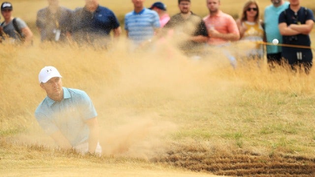 Spieth takes a stumble in his British Open title defense