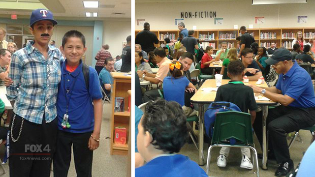 Mom poses as dad for son's ‘Donuts with Dads' school breakfast