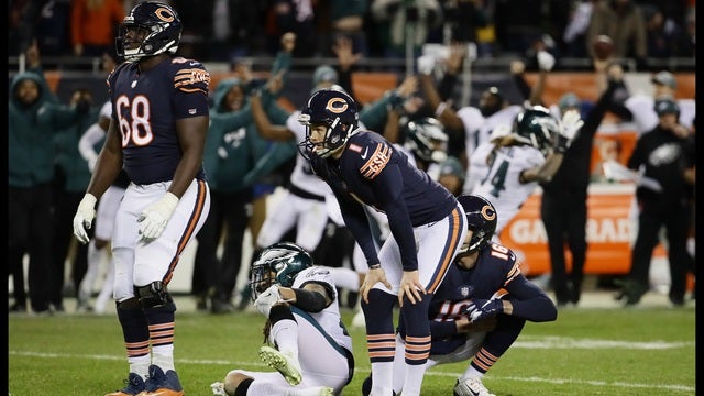 Parkey hits upright again, Bears lose to Eagles in wild card