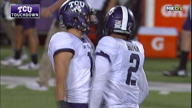 Boykin helps No. 2 TCU rally past Kansas State, 52-45