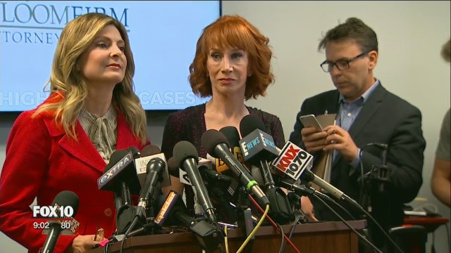 Griffin not 'laying down' for Trump, fears career is over