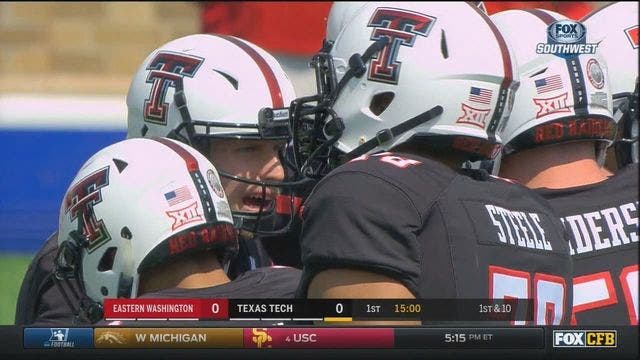 Shimonek leads Texas Tech past Eastern Washington 56-10