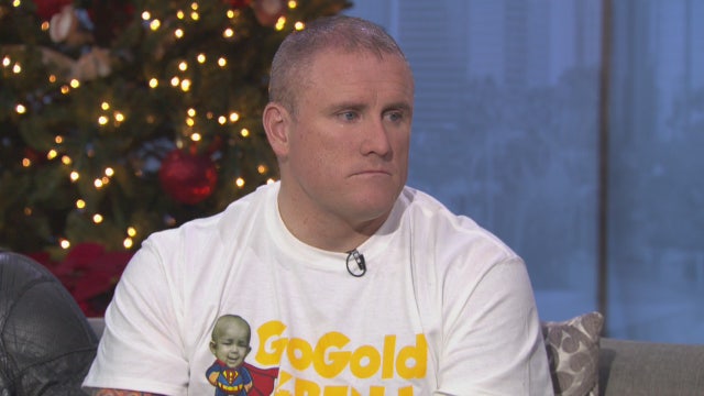 Texas police officer suits up as superhero in fight against childhood cancer