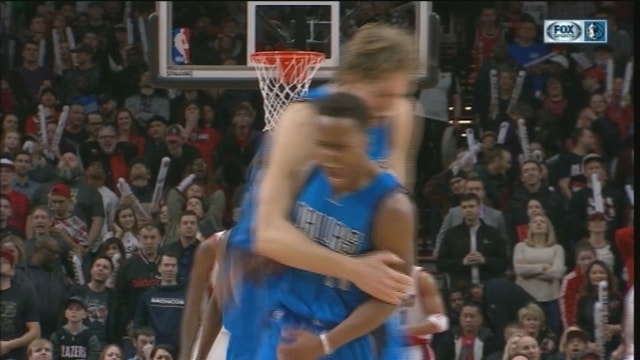 Ferrell leads Mavericks to 108-104 win over Trail Blazers