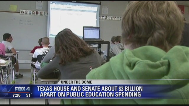 Texas House, Senate about $3 billion apart on education spending