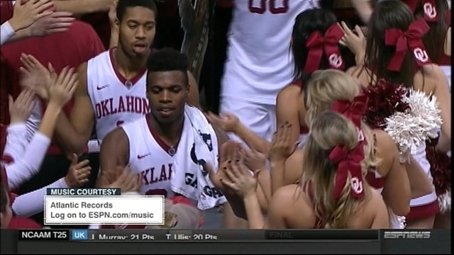 Hield scores 17 as Durant watches; No. 1 Oklahoma beats TCU