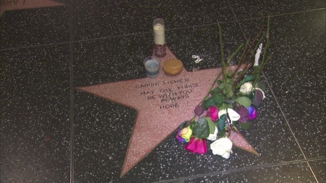 Fans create Hollywood star for Carrie Fisher