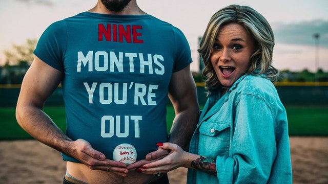 Couple's creative way to announce baby goes viral