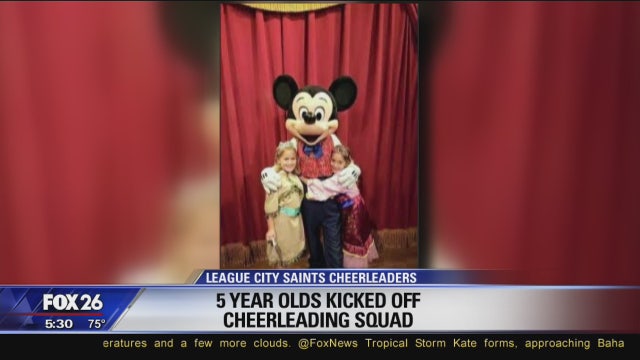 Young girls booted from cheer squad after approved vacation
