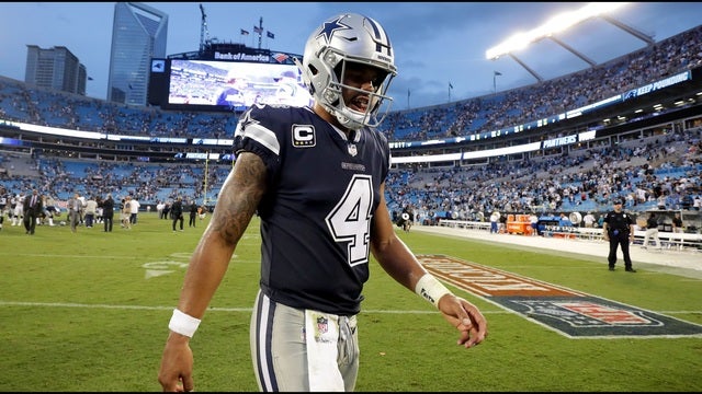 Cowboys' offense sputters in 16-8 loss to Panthers