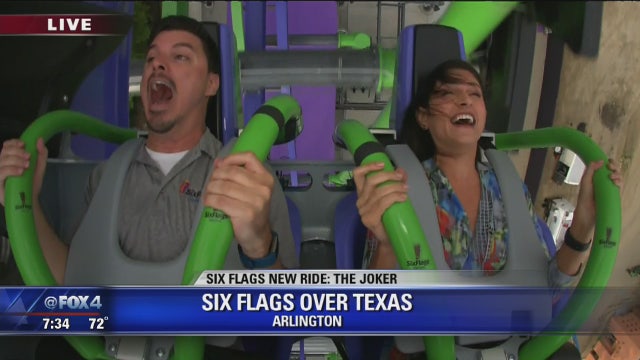 The Joker ride opens at Six Flags