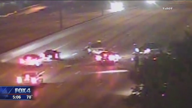 Road flares cause confusion, crashes on 75 Central