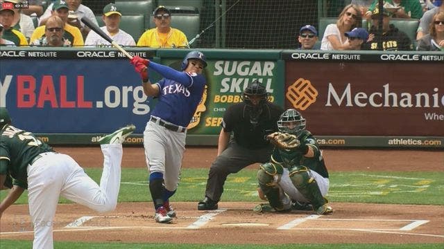Rangers go deep twice to back Minor in 4-2 win over A's