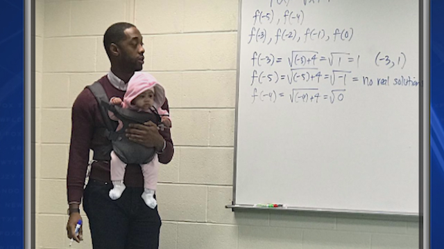 The story behind viral tweet of the professor holding a baby in class