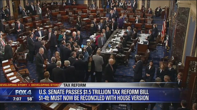 Senate passes Republican tax overhaul
