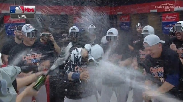 October orbit: Astros advance with 11-3 win, sweep Indians