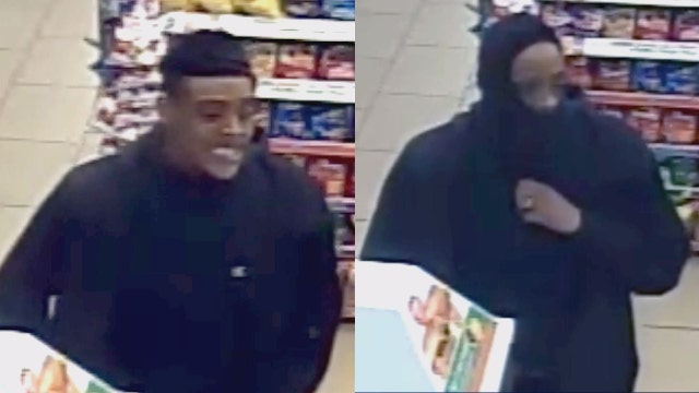 VIDEO: Armed robbery suspect forgets to put on mask until after entering store