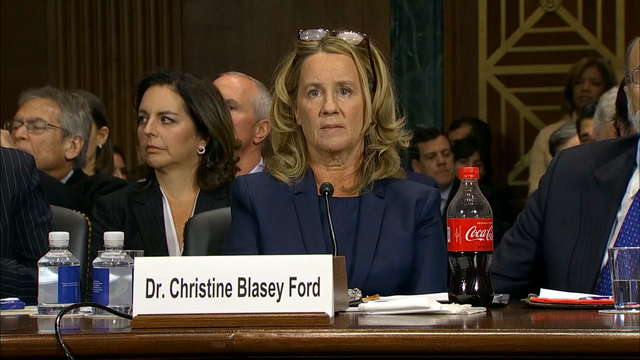 'I believed he was going to rape me:' Kavanaugh accuser Christine Blasey Ford testifies